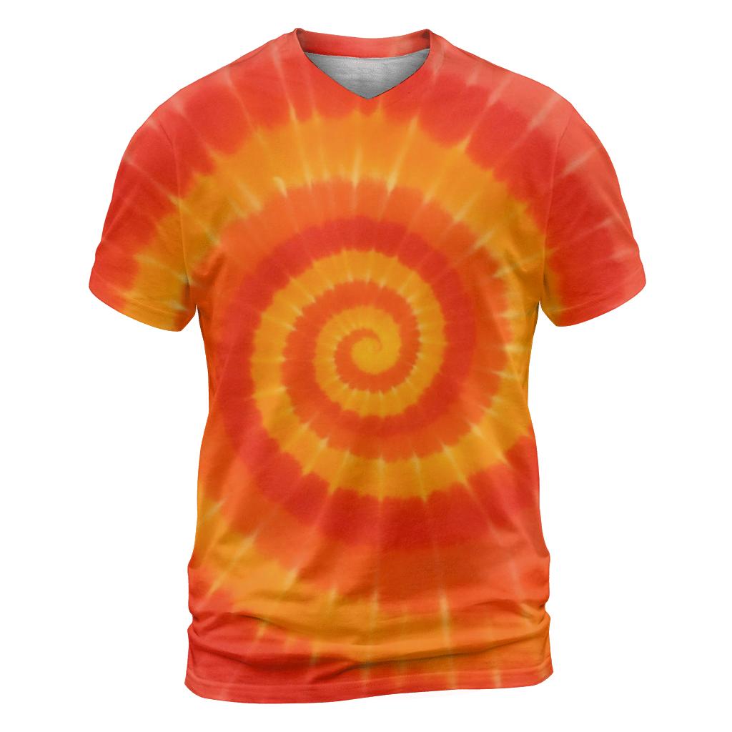 Sunburst Spiral unique graphic print tees