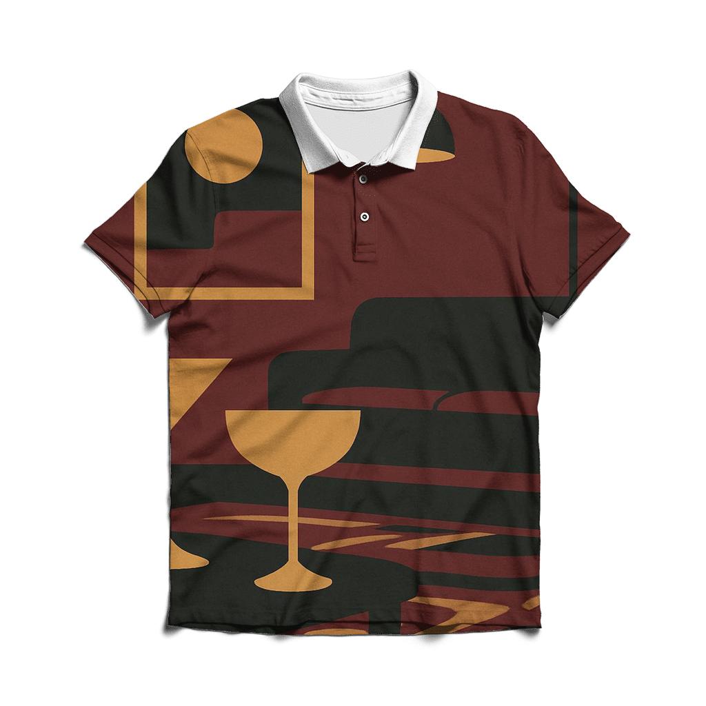 Velvet Lounge Silhouettes custom polo shirts