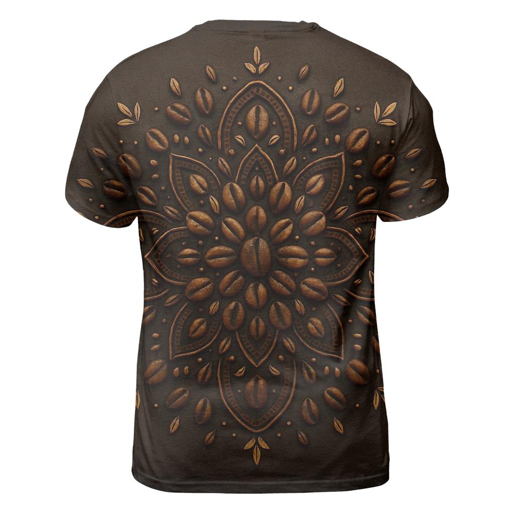 Bean Mandala Circle designer pattern shirts