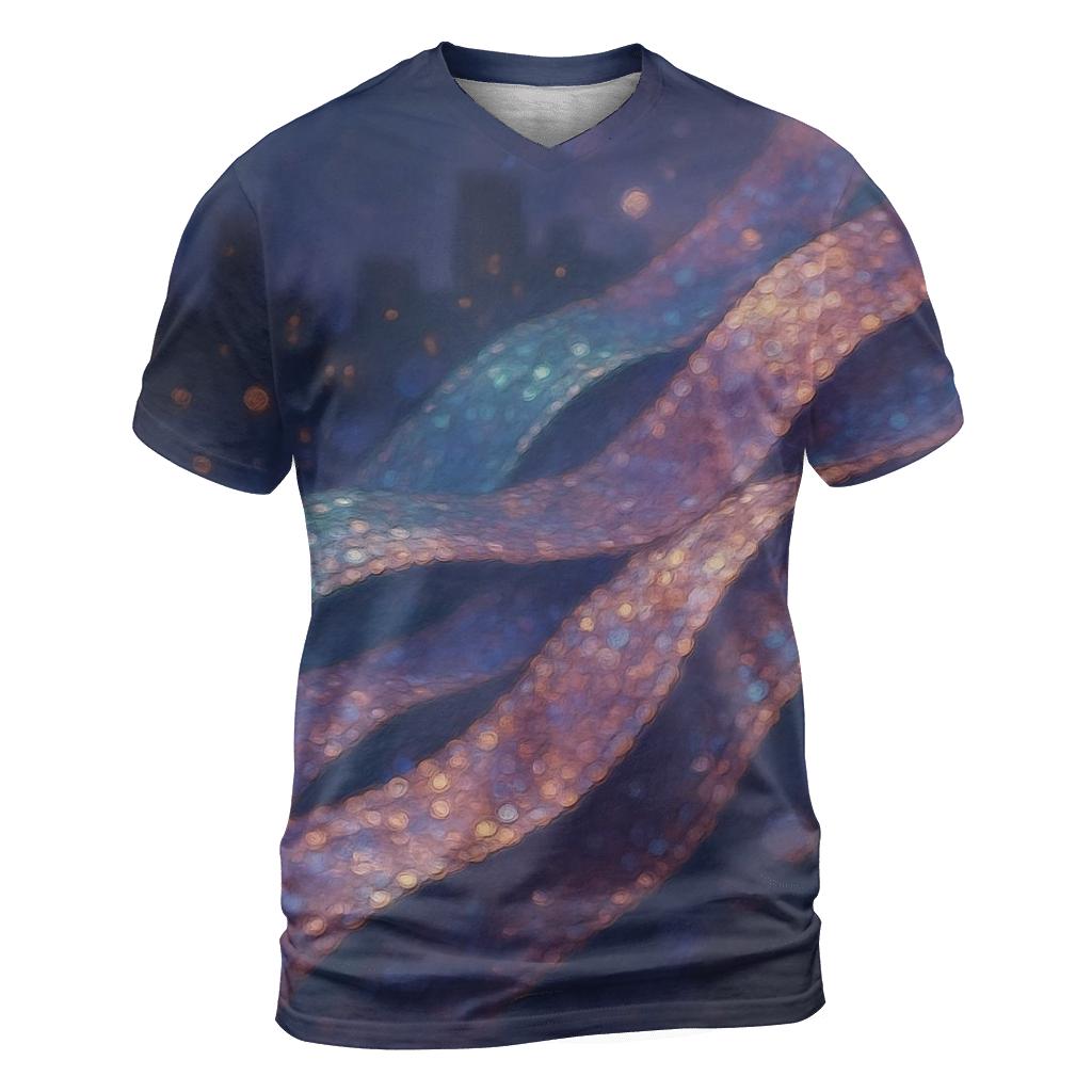 Aurora Sequins unique graphic print tees
