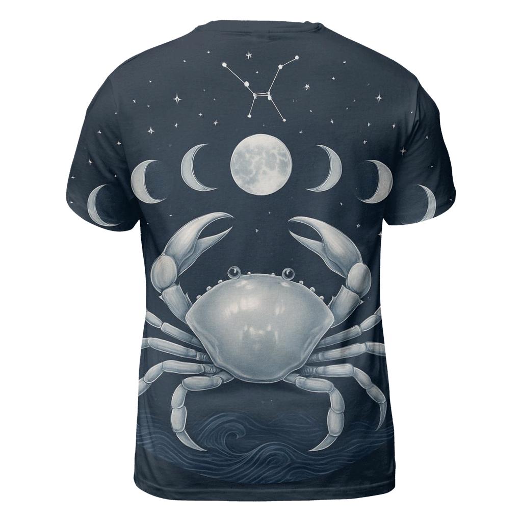 Cancer Moon Phase Cycle designer pattern shirts