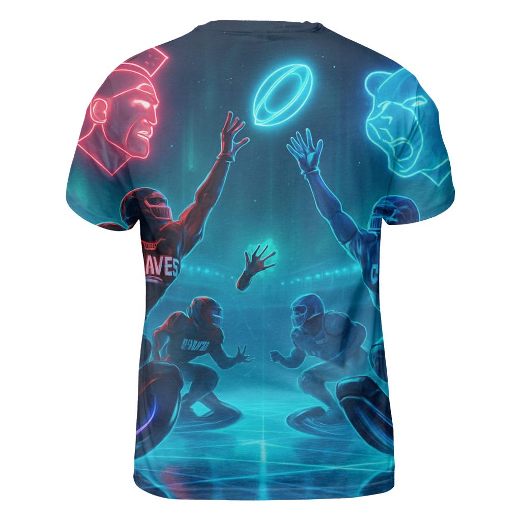 Neon Tundra Faceoff custom all-over print shirts
