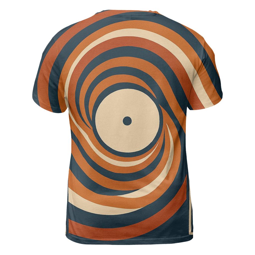 Sunburst Vinyl Waves designer pattern shirts