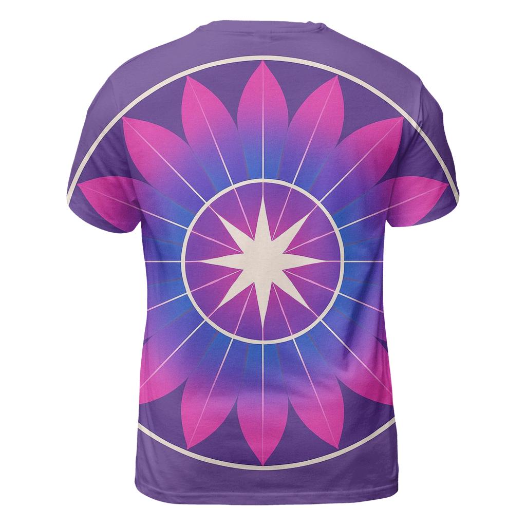 Magenta Mandala trendy printed shirt styles