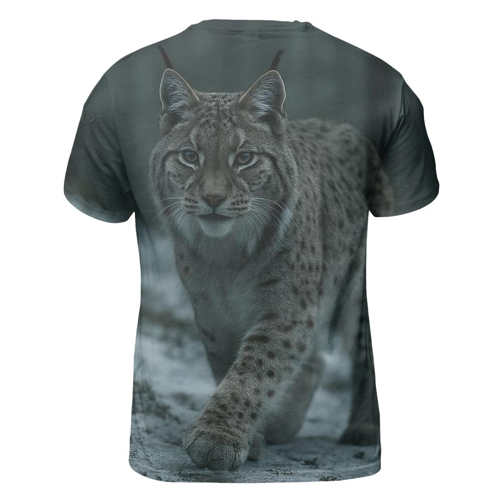 Boreal Stalker Eurasian Lynx designer pattern shirts