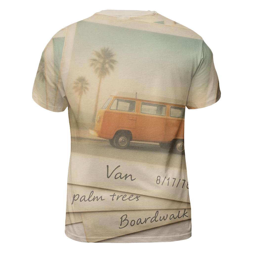 Polaroid Roadtrip Memory trendy printed shirt styles