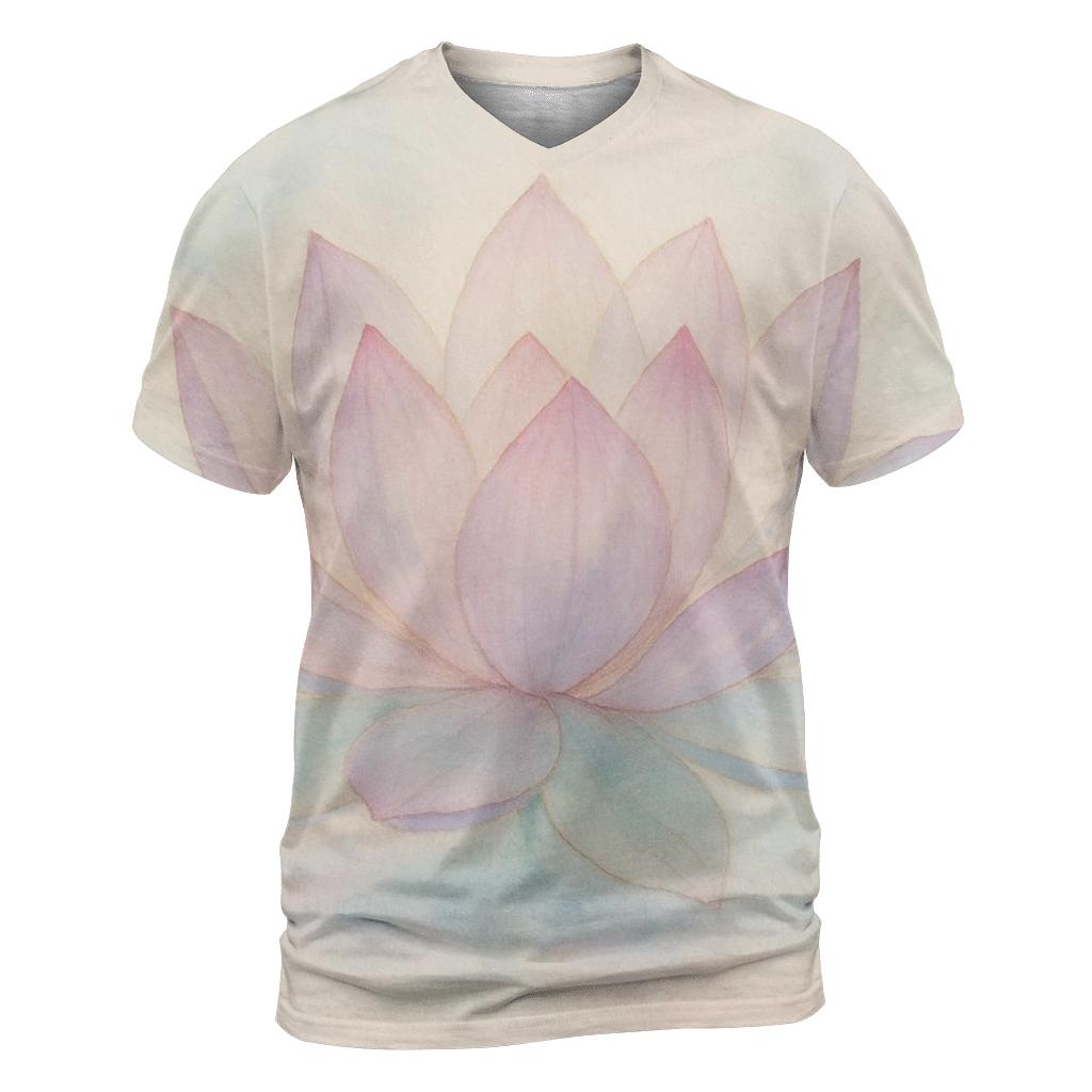 Lotus Of Stillness trendy printed shirt styles