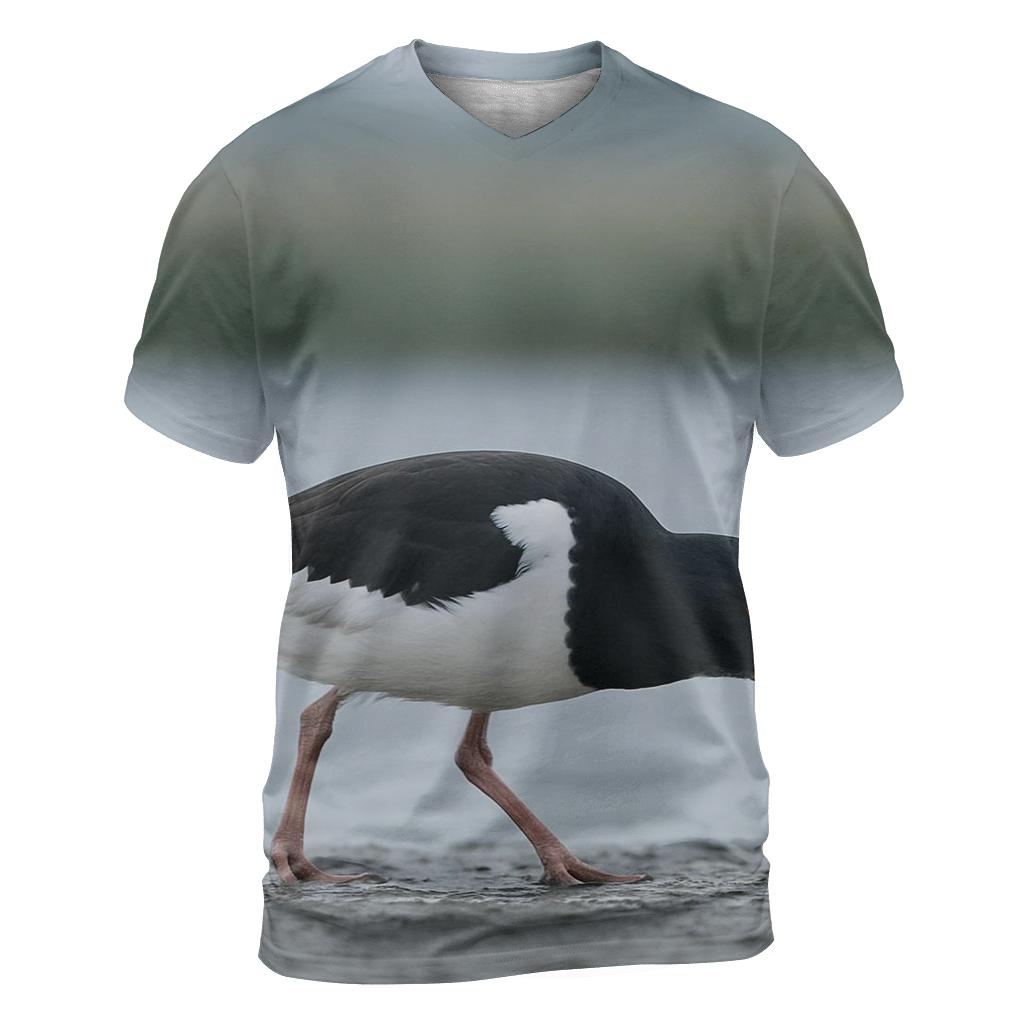 Estuary Forage Eurasian Oystercatcher custom all-over print shirts