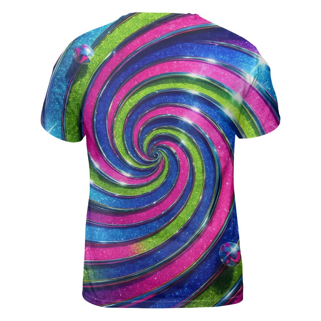 Electric Disco Vortex custom all-over print shirts