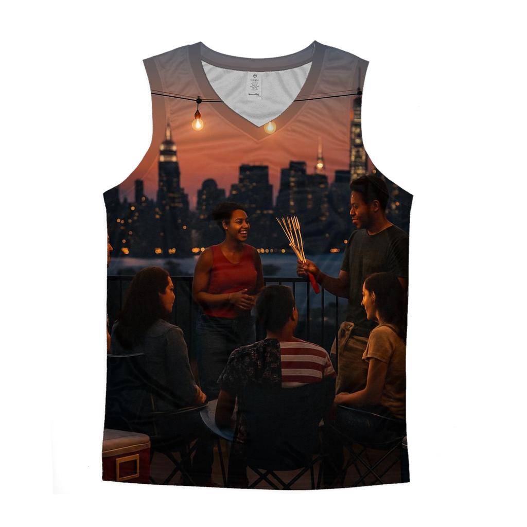 Fourth Of July Rooftop Assembly designer workout tanks