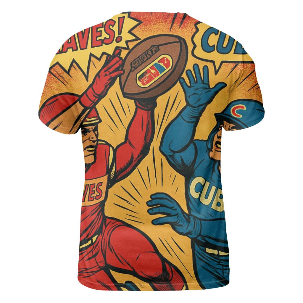 Retro Comic Bowl designer pattern shirts