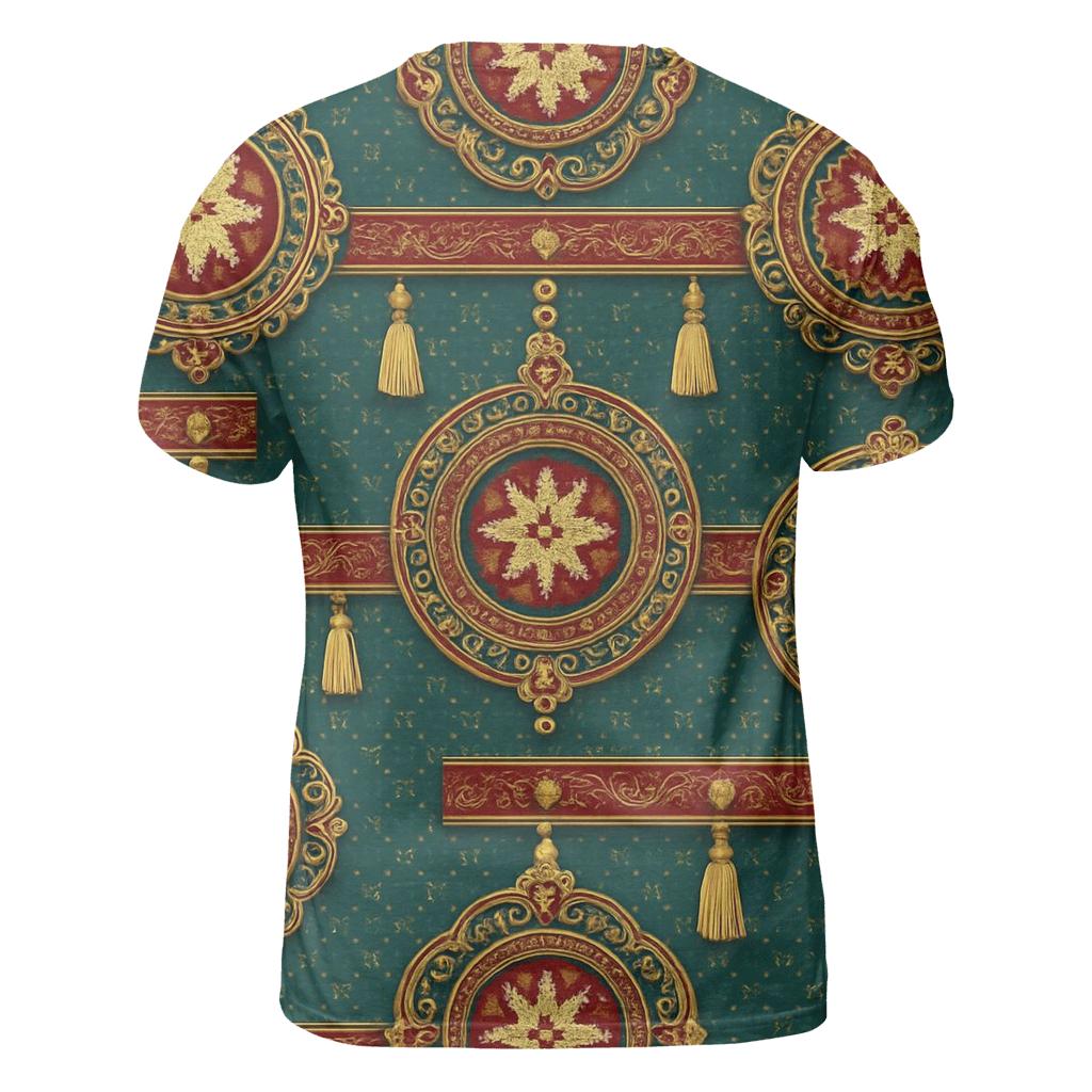 Ornament Tapestry Medallion Design creative print fashion shirts