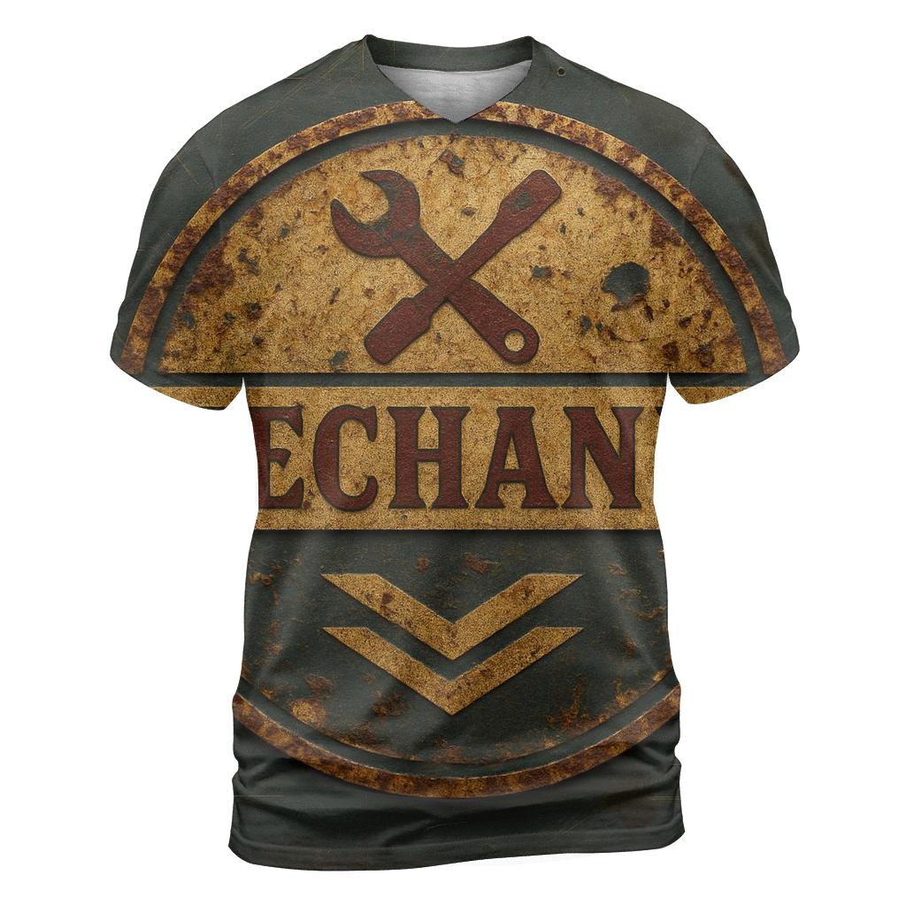 Antique Automotive Garage Sign statement graphic shirts