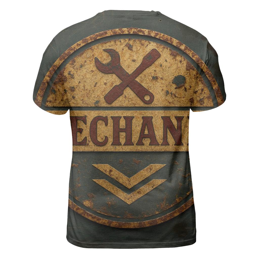 Antique Automotive Garage Sign statement graphic shirts