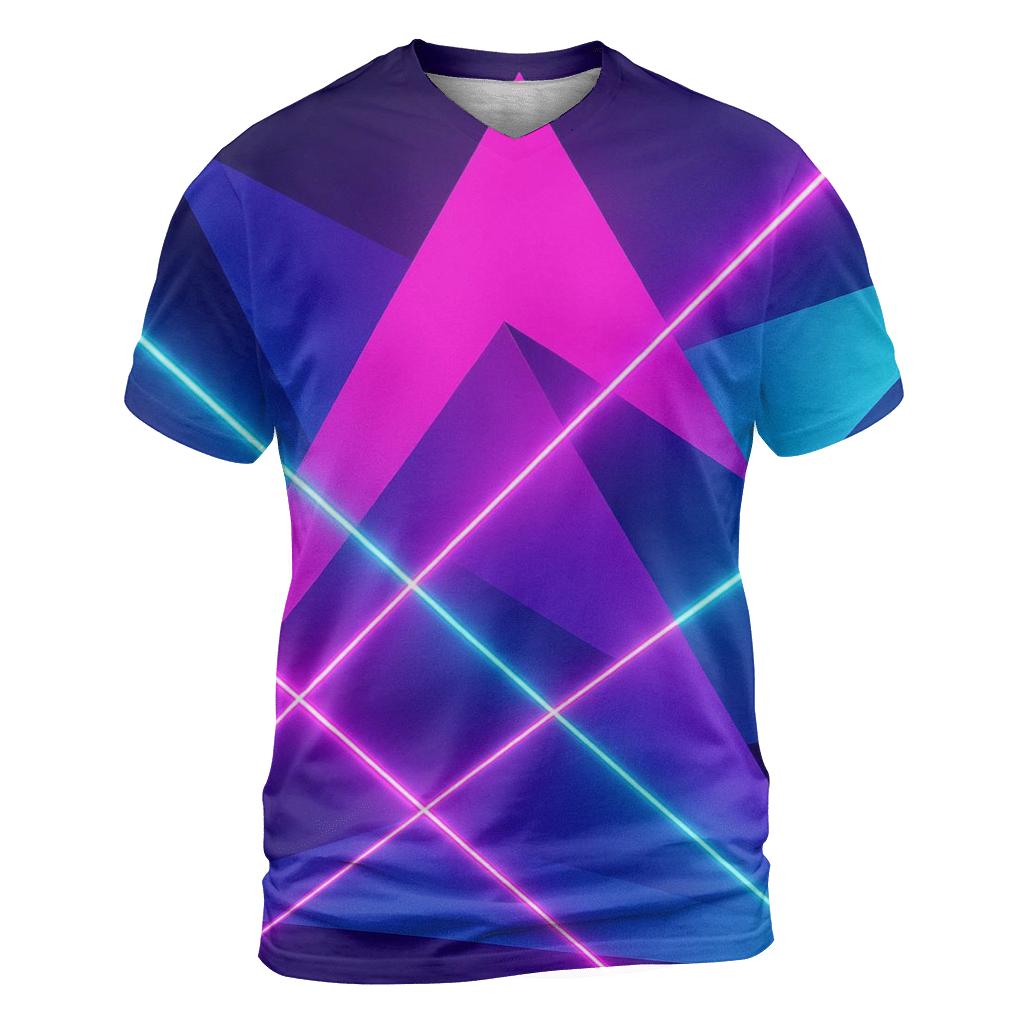Laser Triangle Field custom all-over print shirts