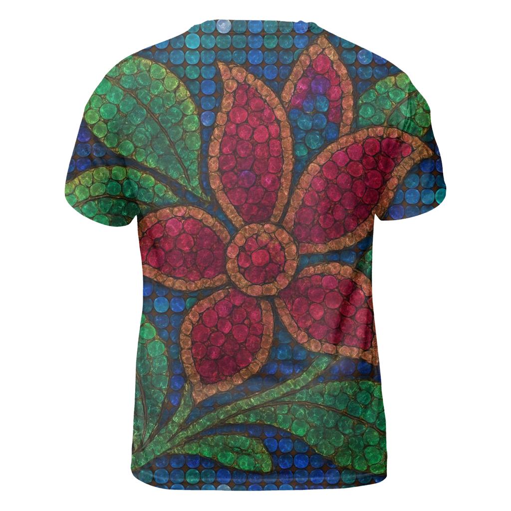 Sequin Garden Mosaic custom all-over print shirts
