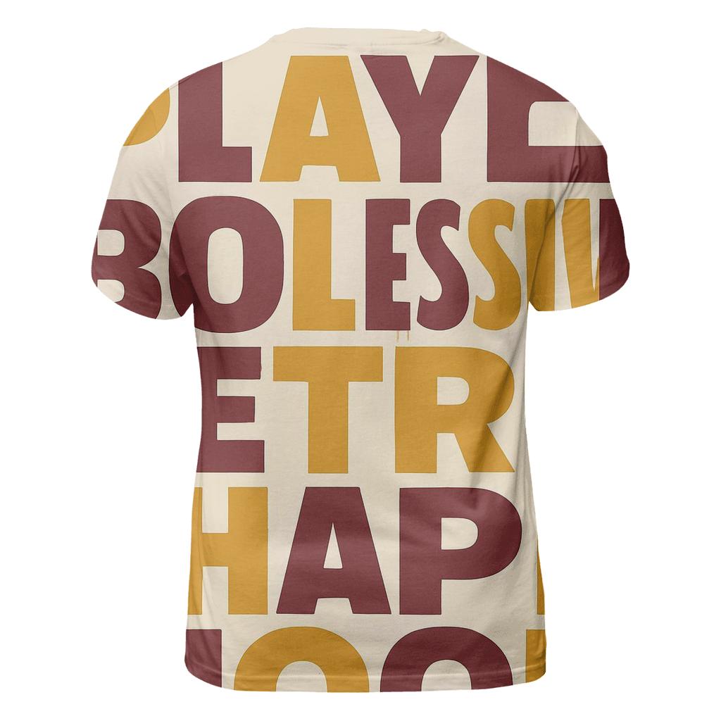 Funky Typography Blocks trendy printed shirt styles