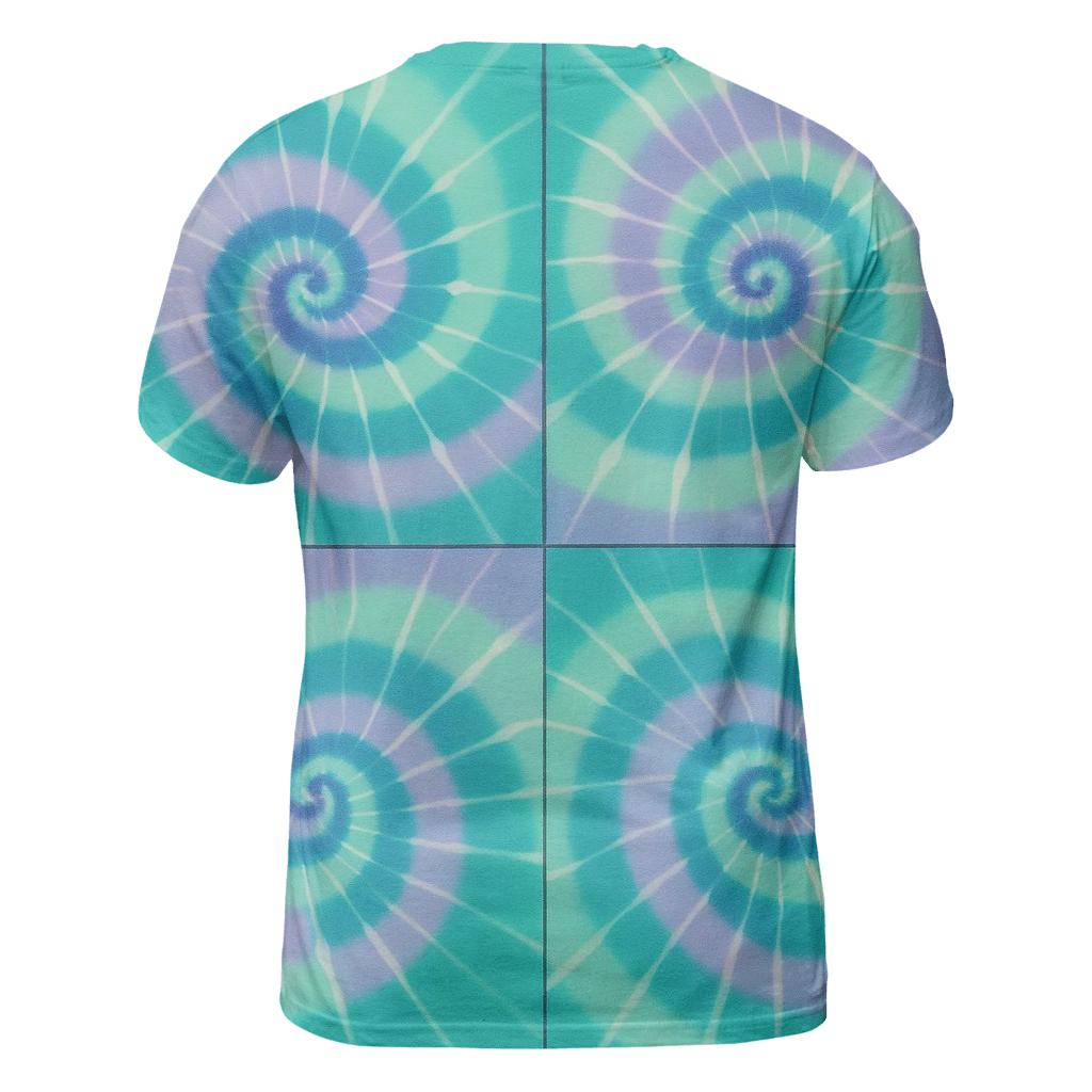 Radiant Spiral Quartet unique graphic print tees