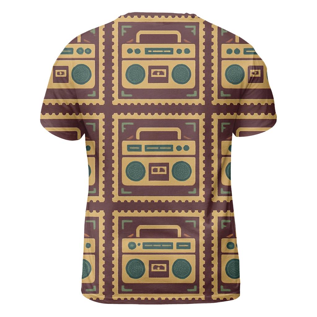 Boom Box Stamp unique graphic print tees