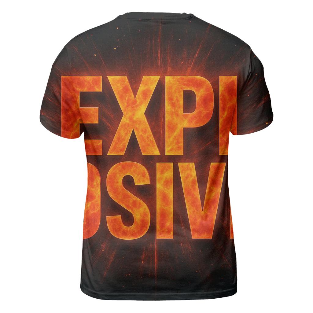 Solar Flare Typography statement graphic shirts