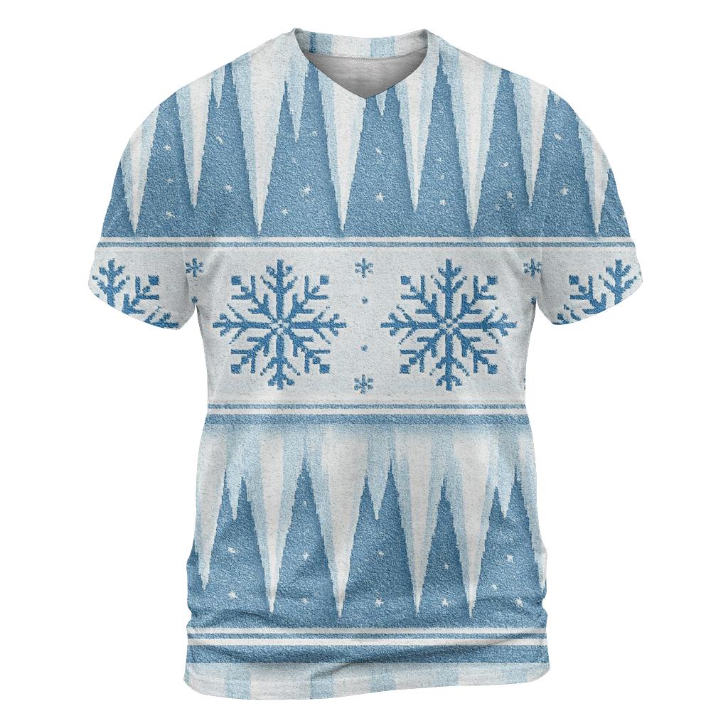 Icicle Banner Cascade Design trendy printed shirt styles