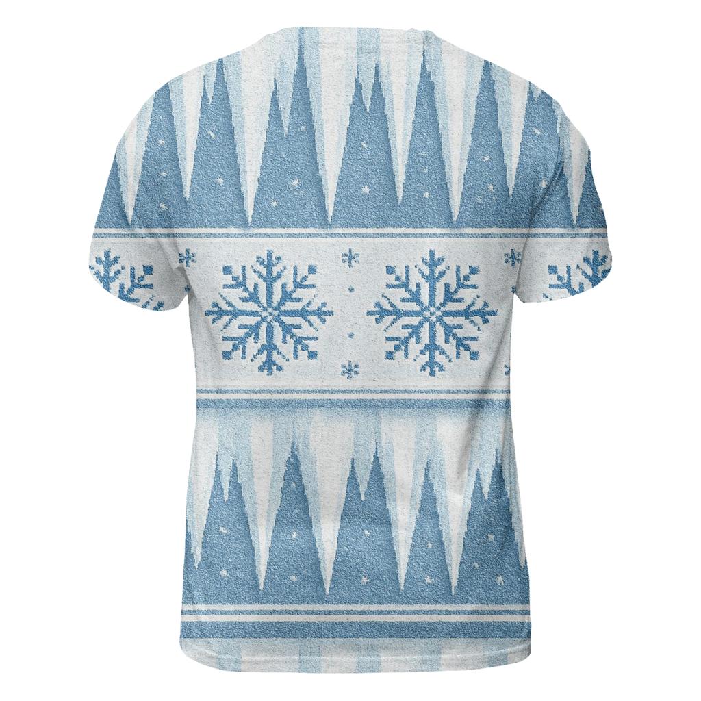 Icicle Banner Cascade Design trendy printed shirt styles