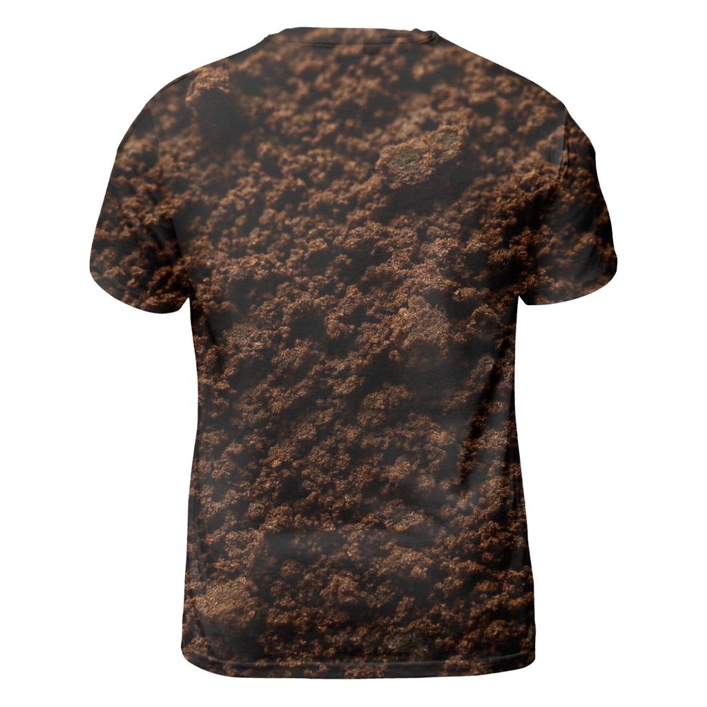 Grind Texture Macro artistic all-over print tops