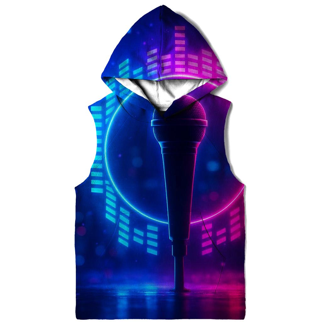 Neon Equalizer Halo hoodie designs