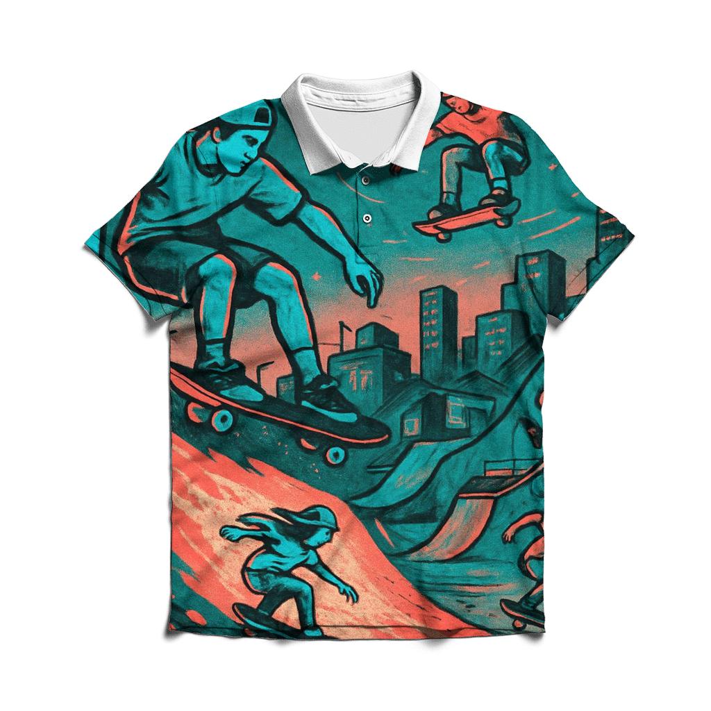 Comet Skate Park personalized polo shirts