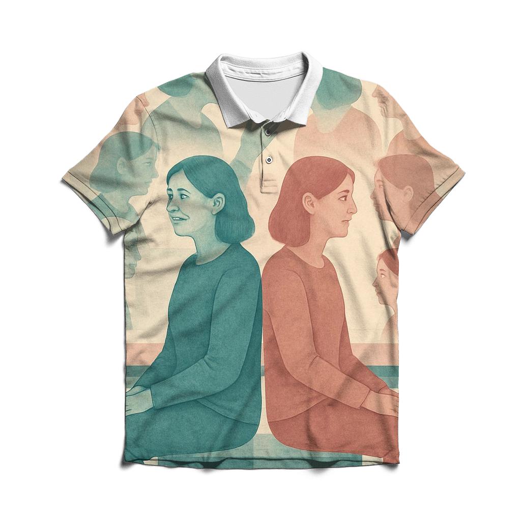 Echoes Of Her Wisdom personalized polo shirts
