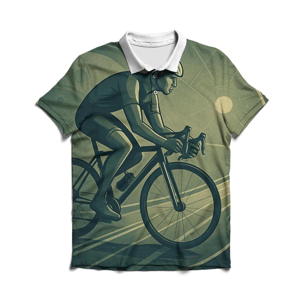 Ringed Cyclist stylish collar polo tees