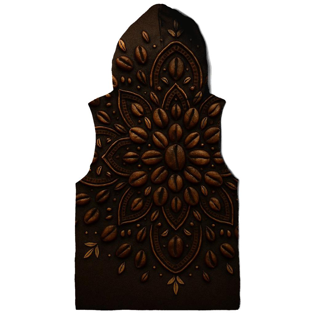 Bean Mandala Circle heavyweight hoodies