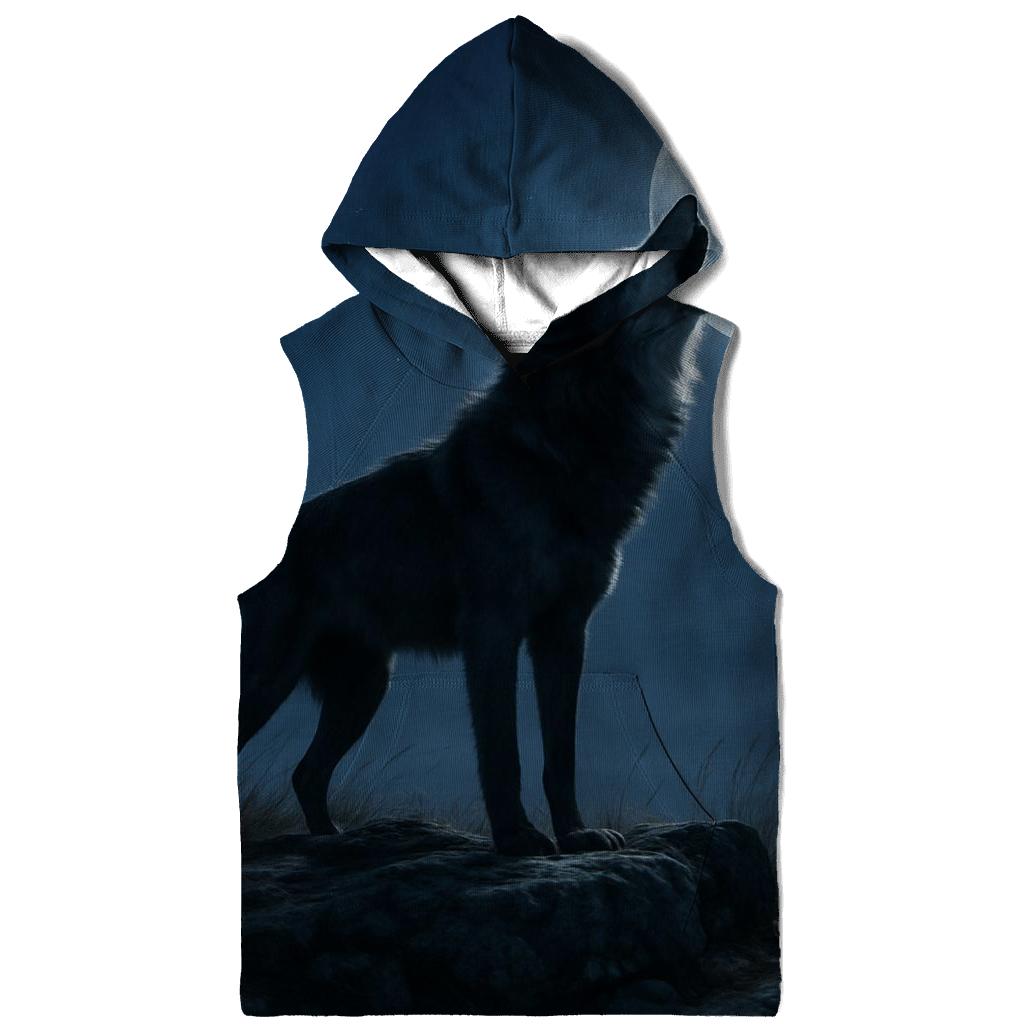 Lunar Shadow Lone Howl hoodie designs