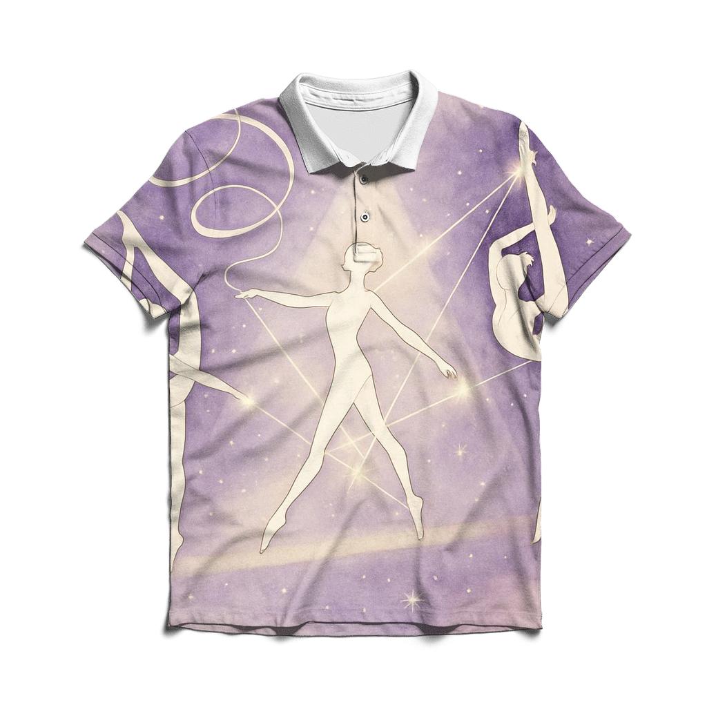 Stellar Gymnasts casual sports polo shirts