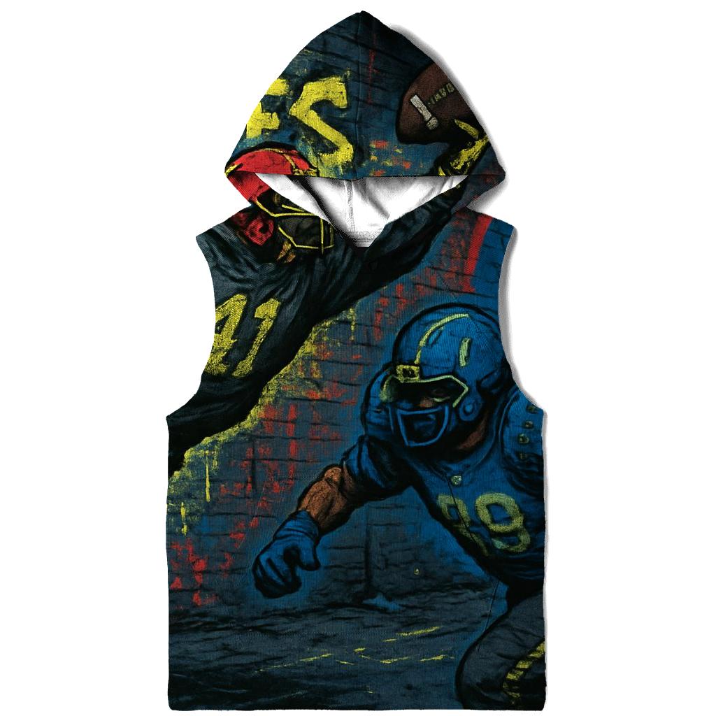 Graffiti Alley Gridiron zip-up hoodies
