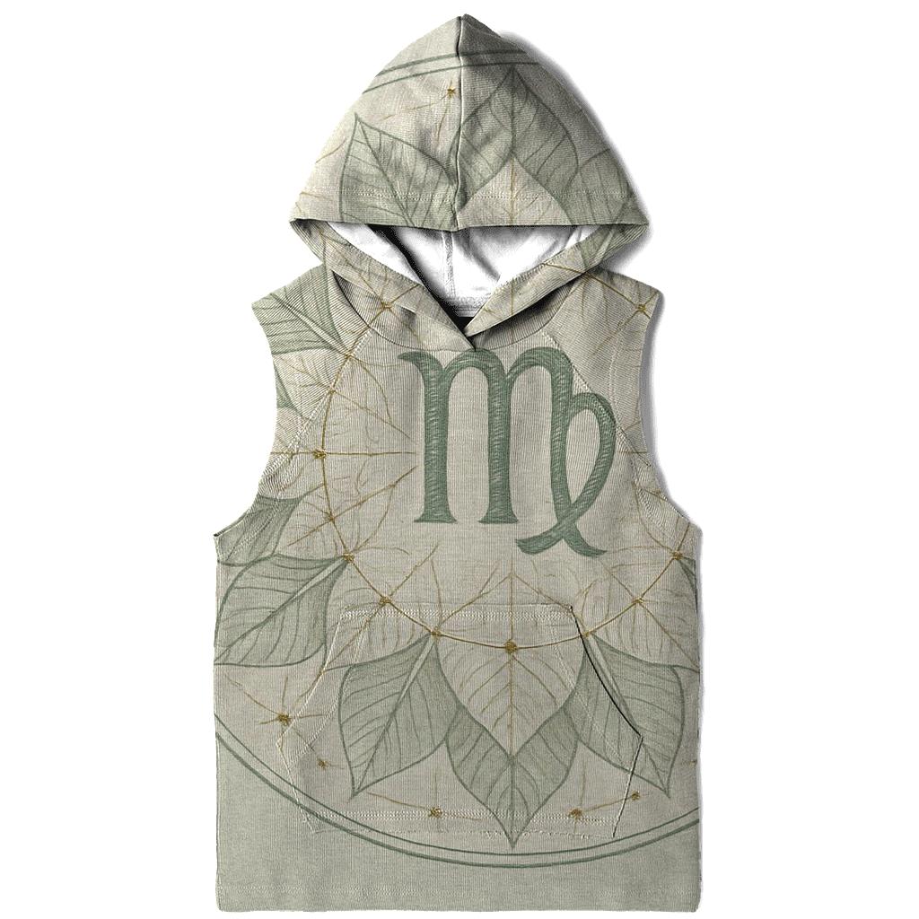 Virgo Earth Mandala Pattern hoodie designs