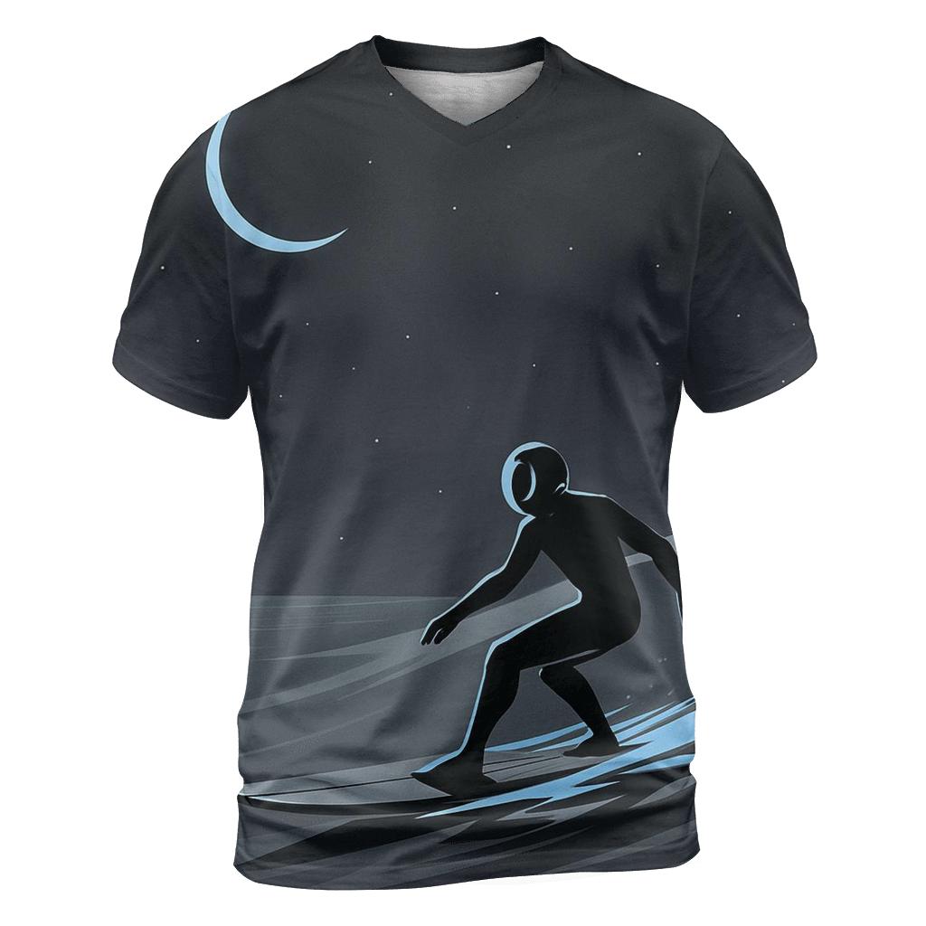 Lunar Surf Sprint unique graphic print tees