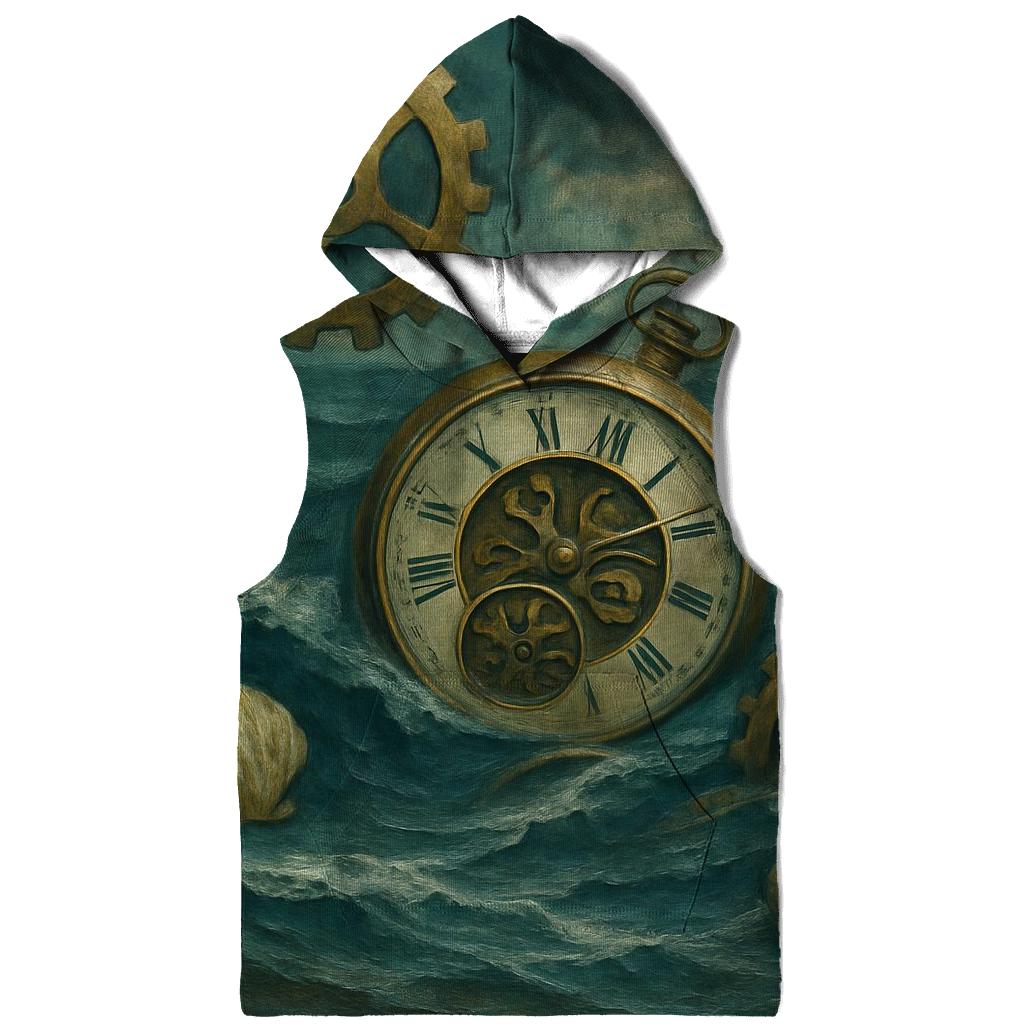 Surreal Ocean Clockwork graphic hoodies