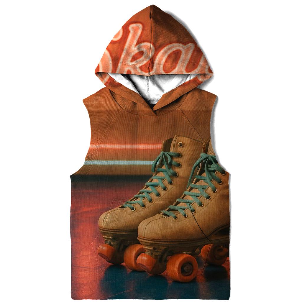 Retro Roller Rink Neon graphic hoodies