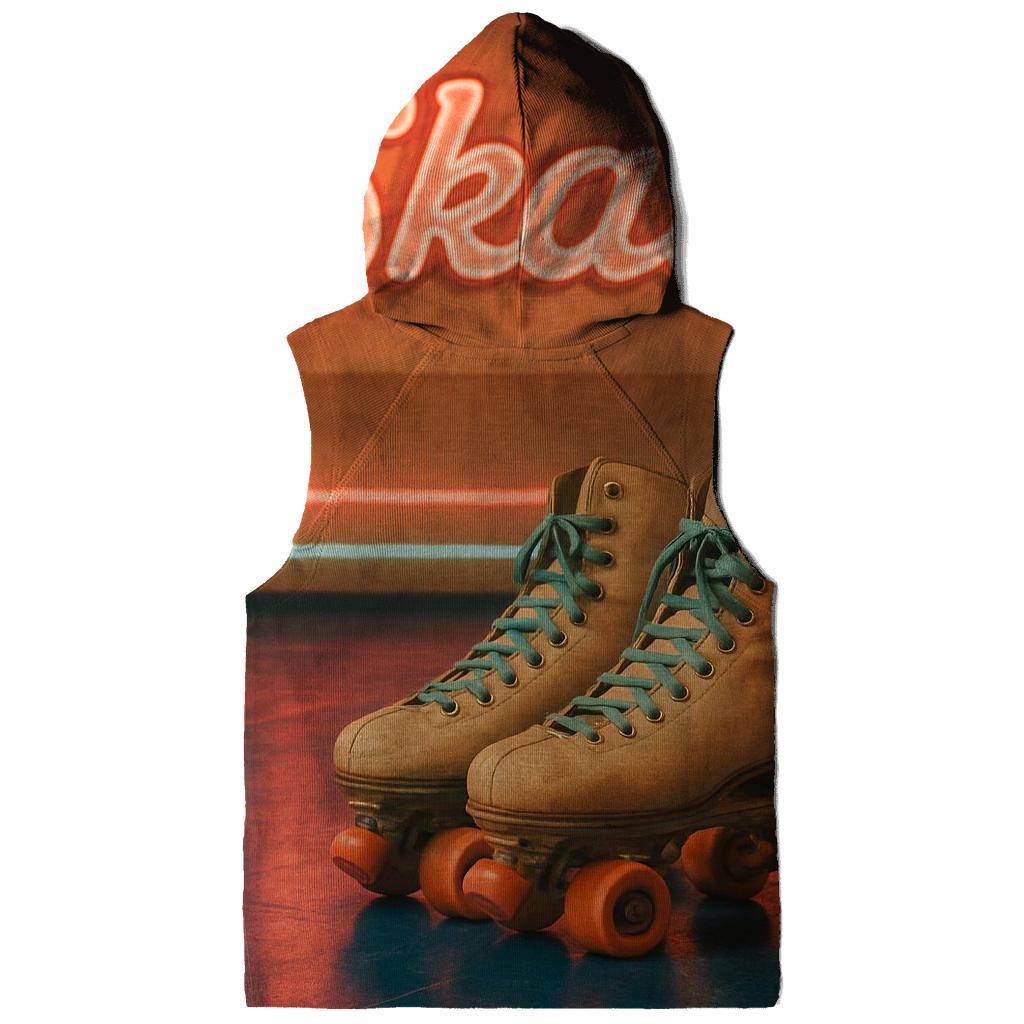 Retro Roller Rink Neon graphic hoodies