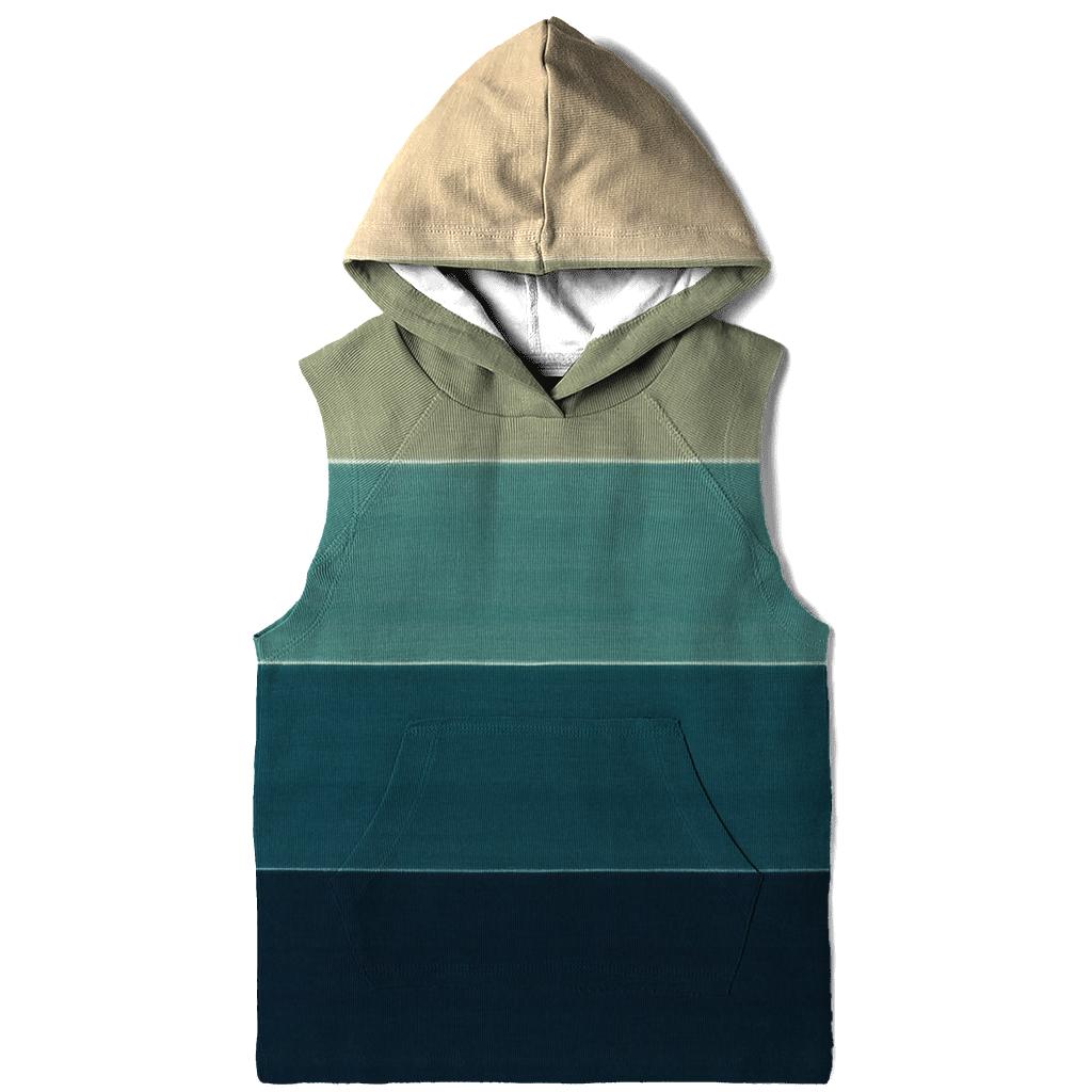 Horizon Lagoon Stripes graphic hoodies