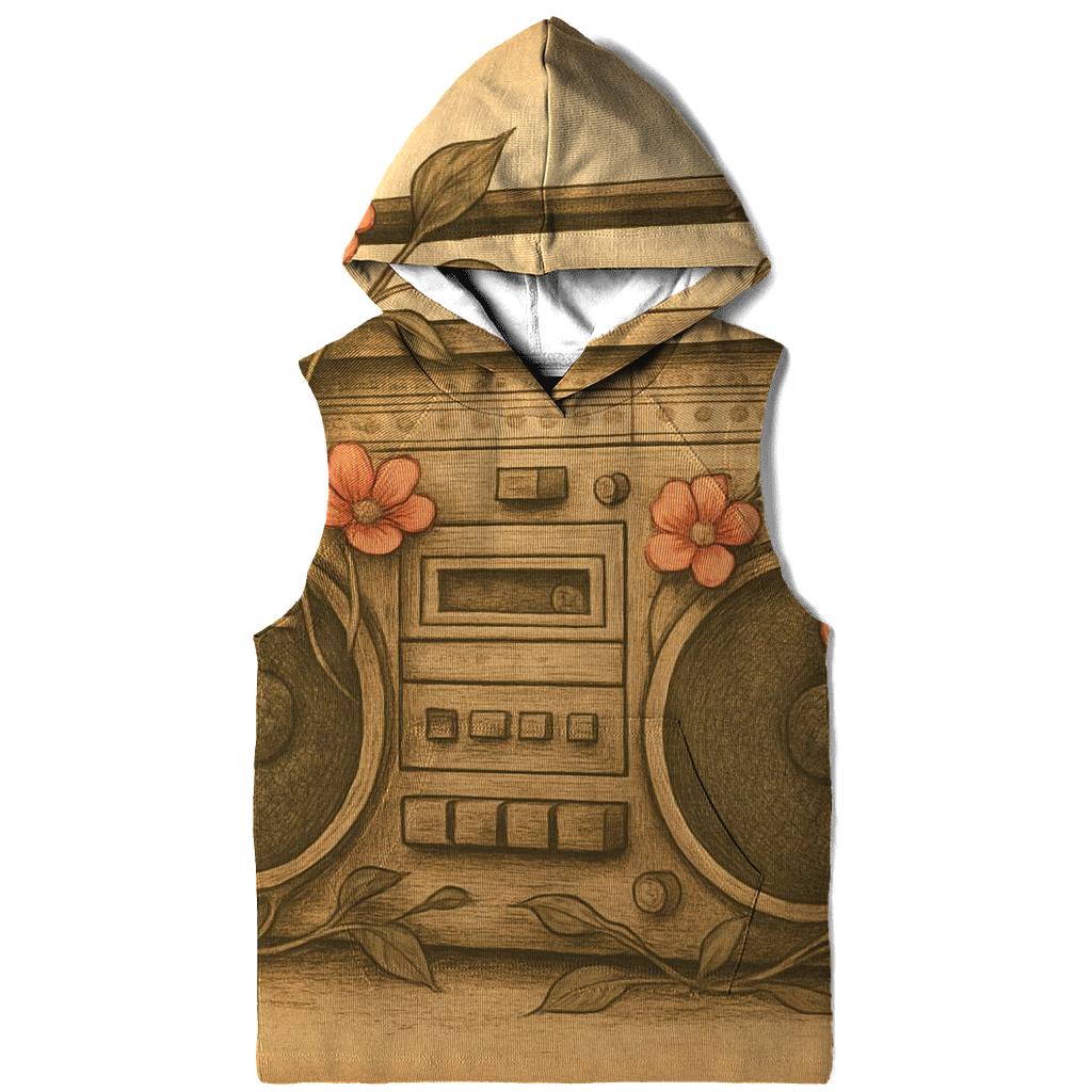 Boombox Floral Remix custom hoodies