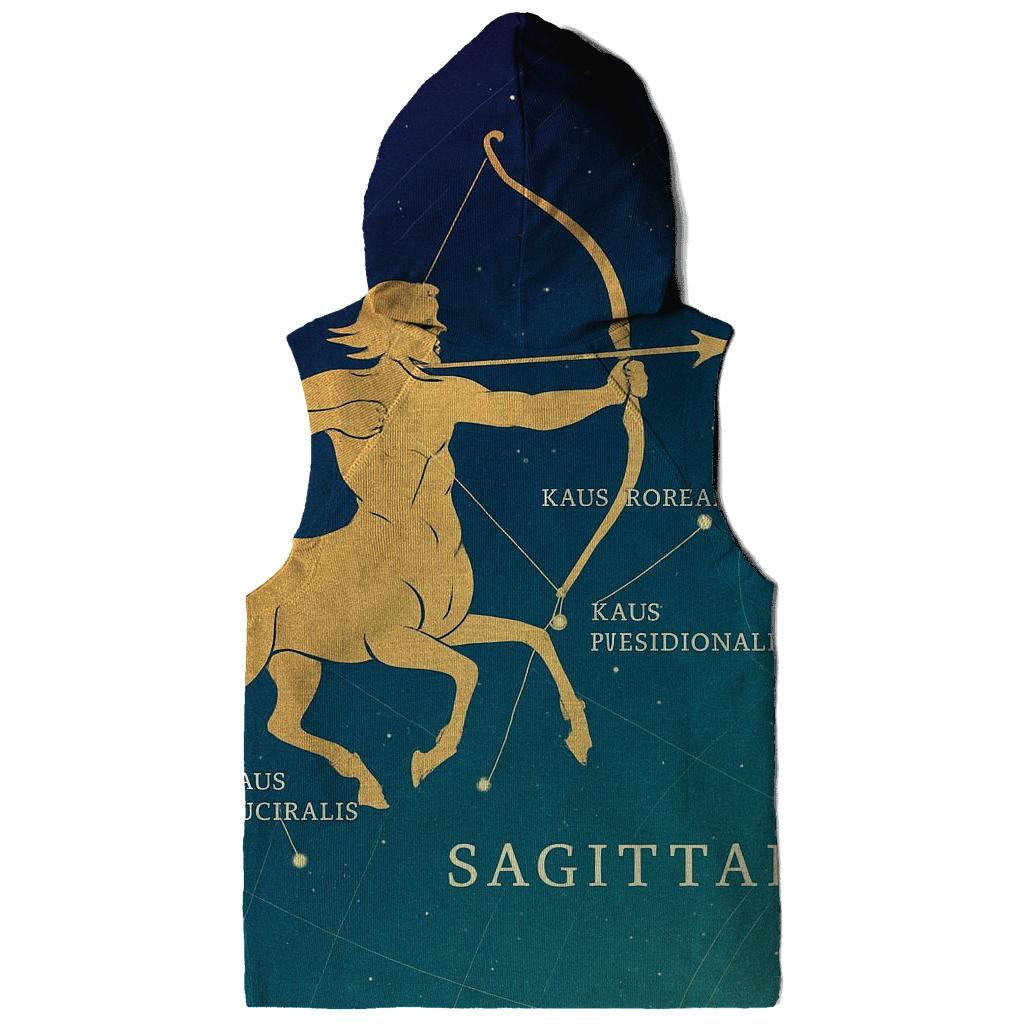Sagittarius Archer Star Map lightweight hoodies