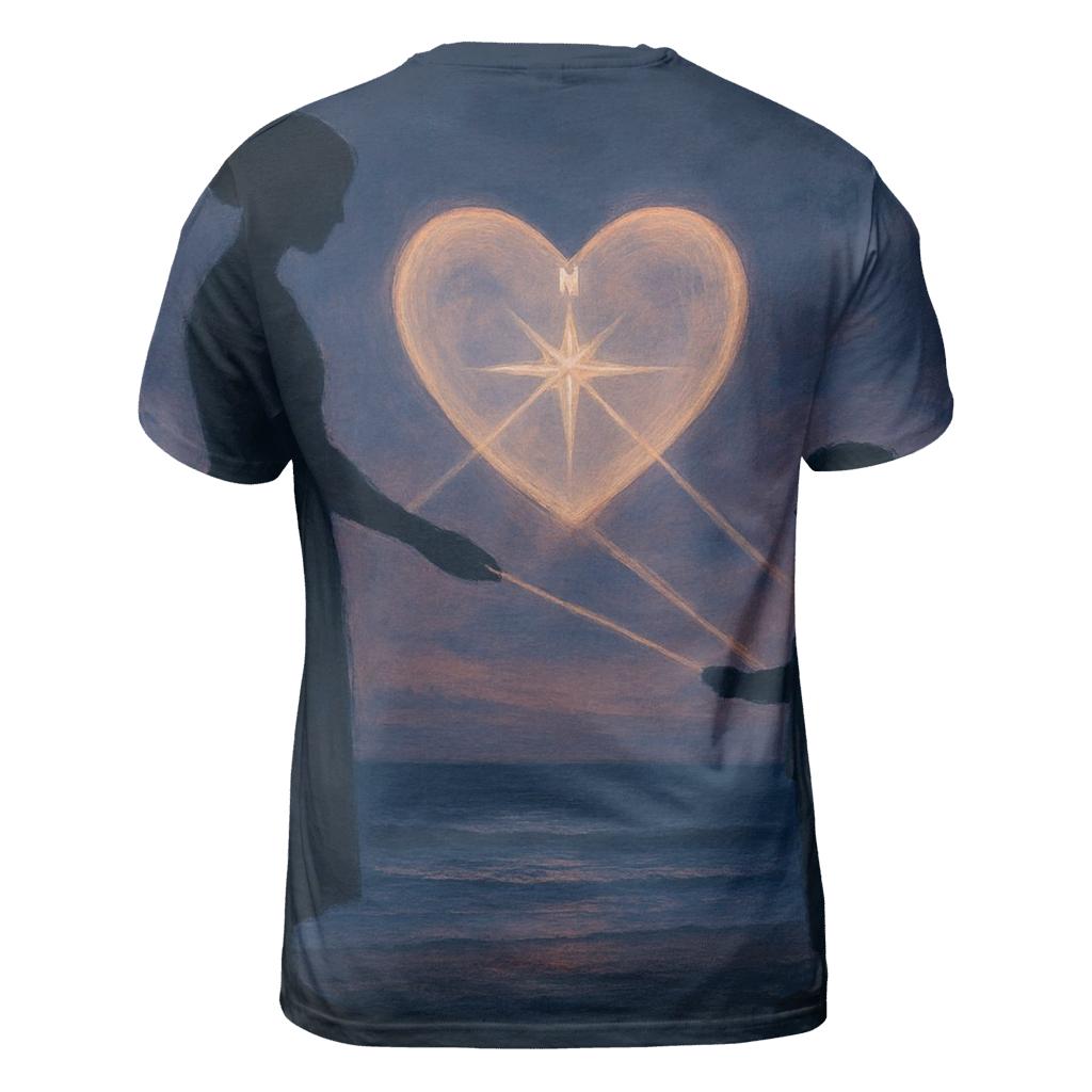 The Heart Compass designer pattern shirts