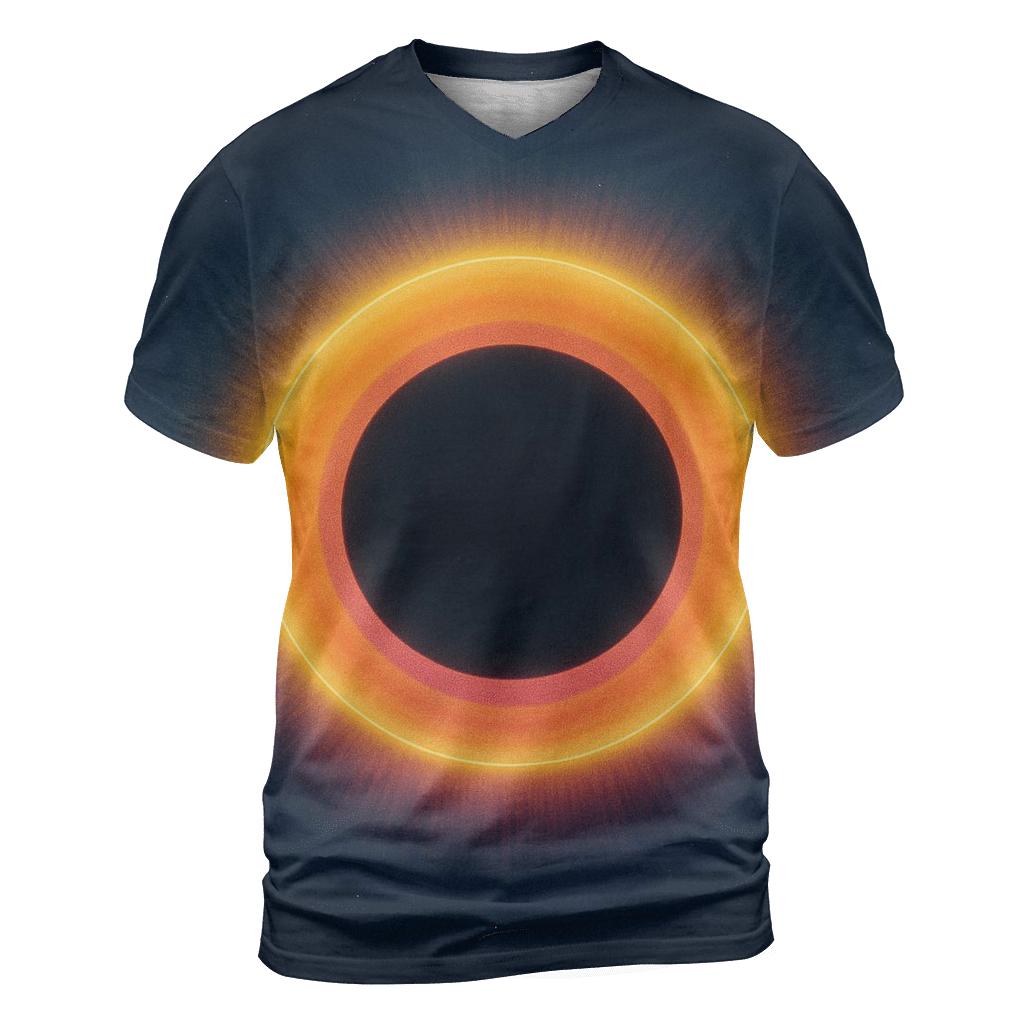 Eclipse Corona Rings unique graphic print tees