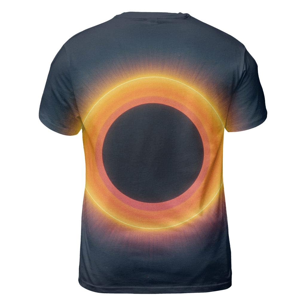 Eclipse Corona Rings unique graphic print tees