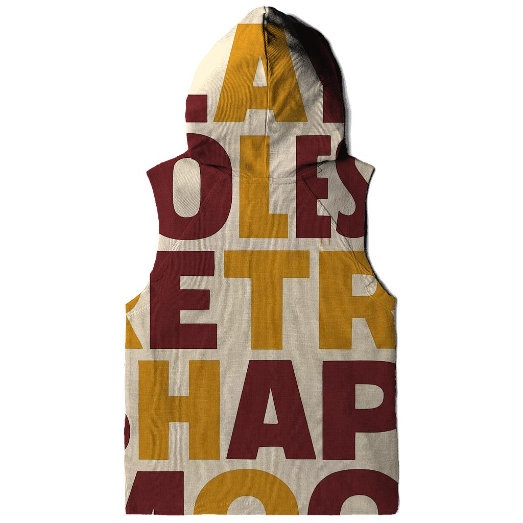 Funky Typography Blocks zip-up hoodies