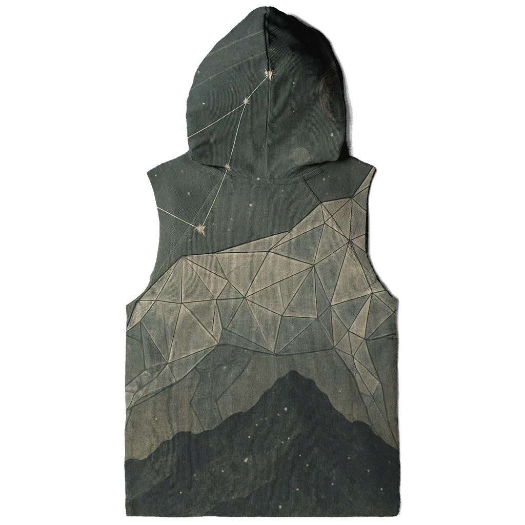 Capricorn Mountain Goat Nebula embroidered hoodies