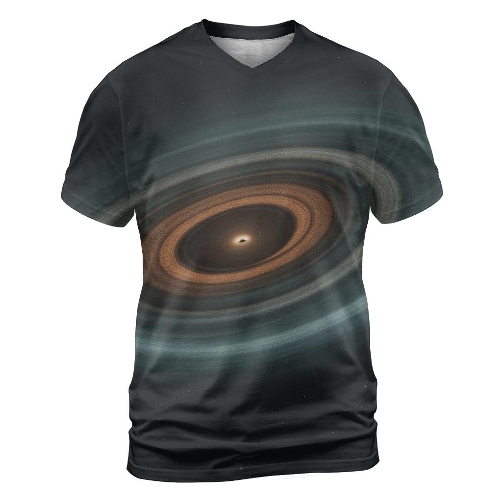 Accretion Disk Belts statement graphic shirts
