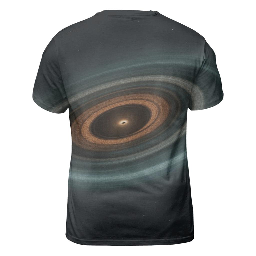 Accretion Disk Belts statement graphic shirts